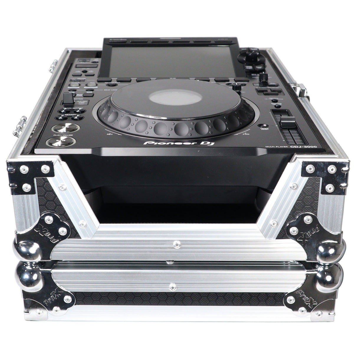 ProX XS-CD Flight Case for Pioneer CDJ-3000 DJS-1000 Denon SC6000 PRIME Large Format CD-Media Player