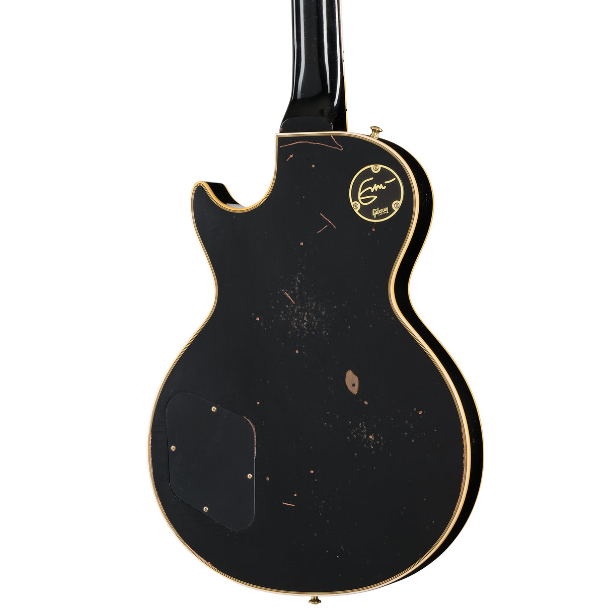 Gibson Custom Shop Murphy Lab Eric Clapton 1958 Les Paul Custom Electric Guitar - Ebony - #EC 132