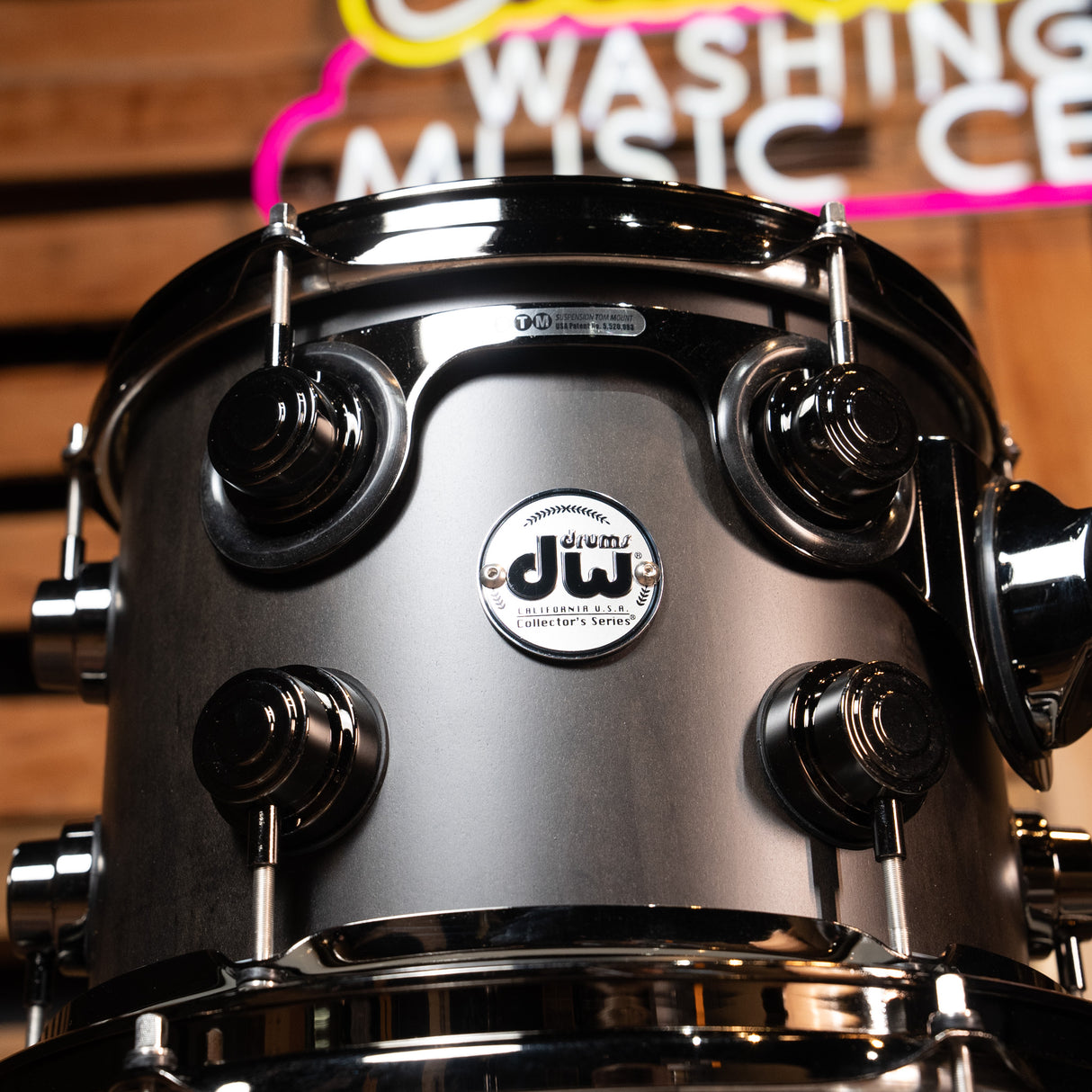 DW Collector's 4-Piece PurpleCore Purpleheart Wood Core Shell Pack - Black