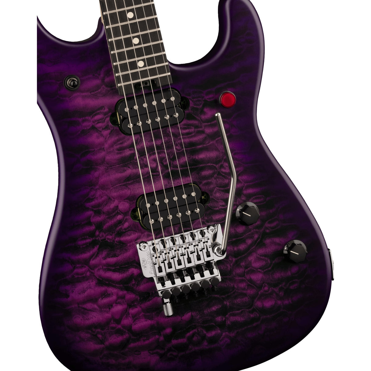 EVH 5150 Series Deluxe QM Electric Guitar, Ebony Fingerboard, Purple Daze - Open Box, Mint