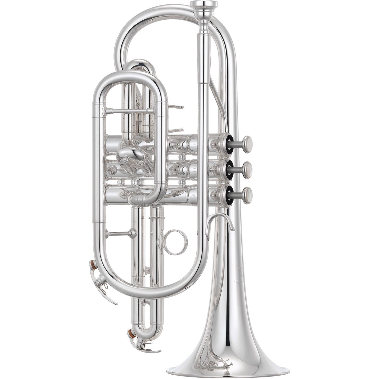 Yamaha YCR-6335IIS Bb Cornet, Shepherd's Crook - Silver-Plated
