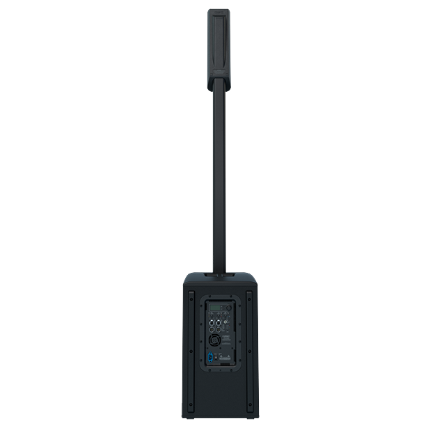 QSC KC12-BK 3000-Watts Active 3-Way Column Loudspeaker System - Black - Mint, Open Box