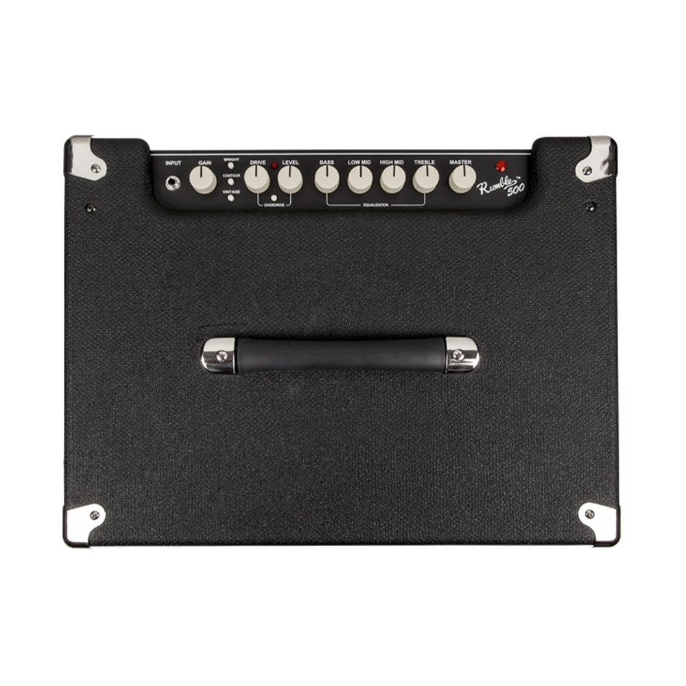 Fender Rumble 500 2x10-Inch 500-Watt Bass Combo Amplifier - Black - New