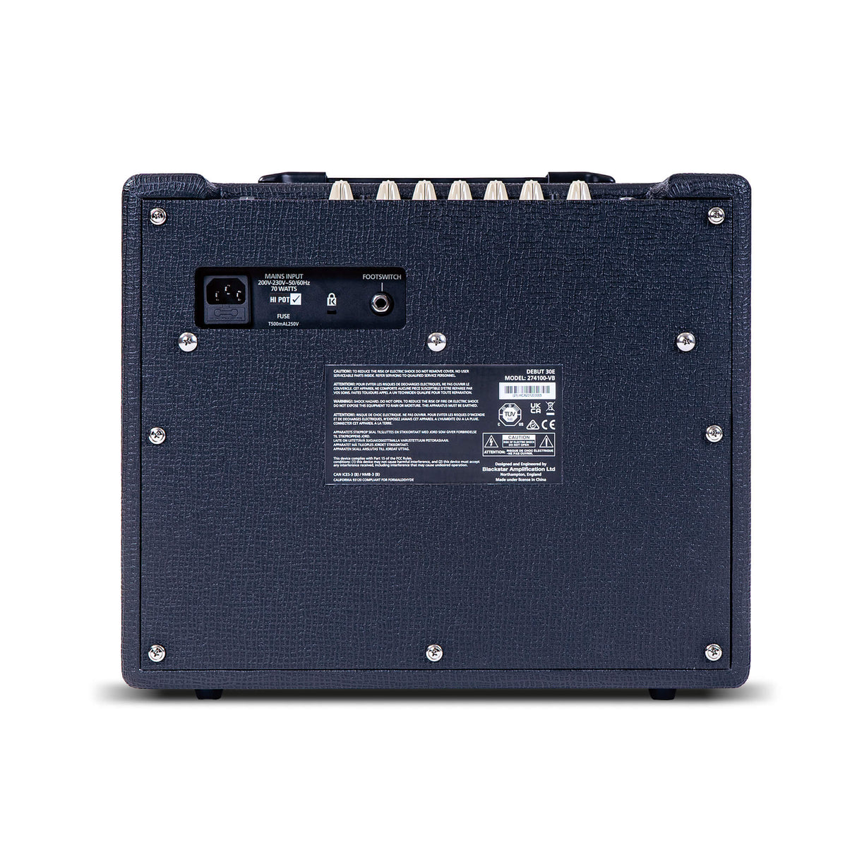 Blackstar Debut 30E 30-Watt 1x10-Inch Combo Guitar Amplifier - Black