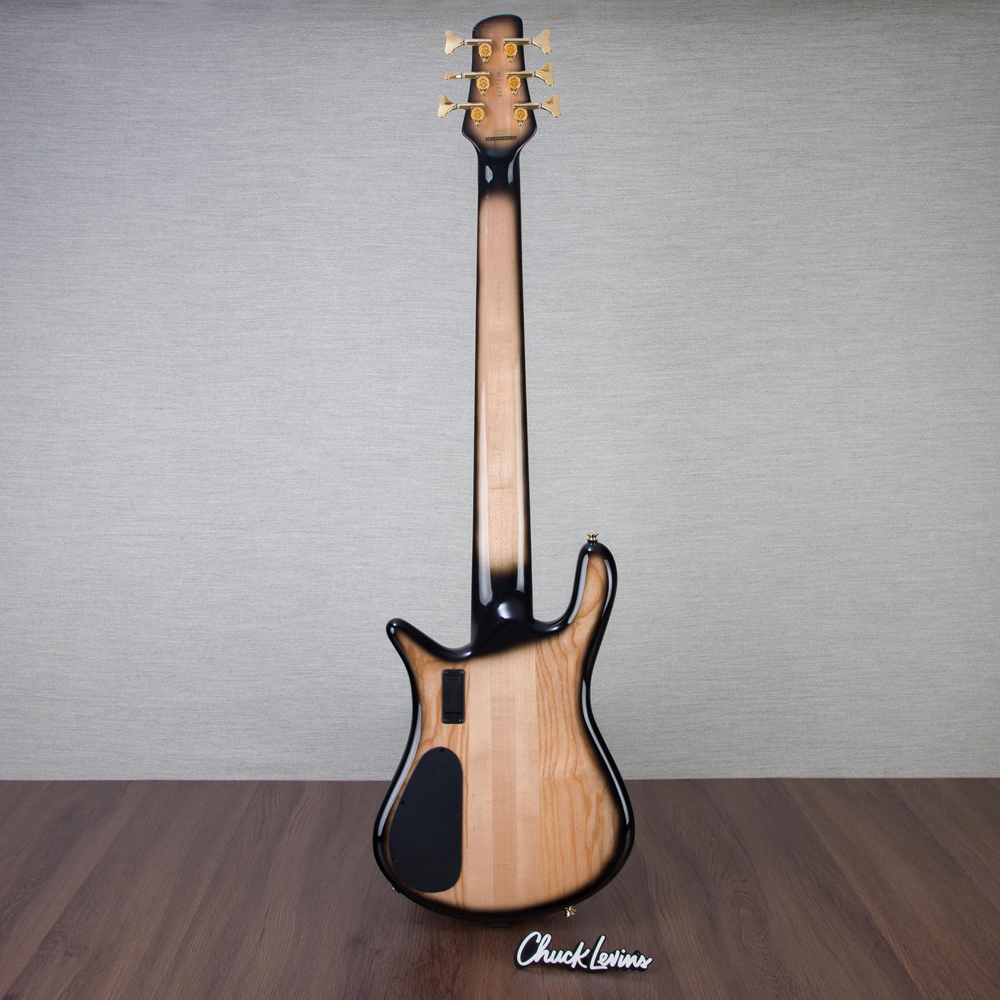 Spector Euro 6 6-String Electric Bass Guitar - Natural Black Burst Gloss - CHUCKSCLUSIVE - #NB22976