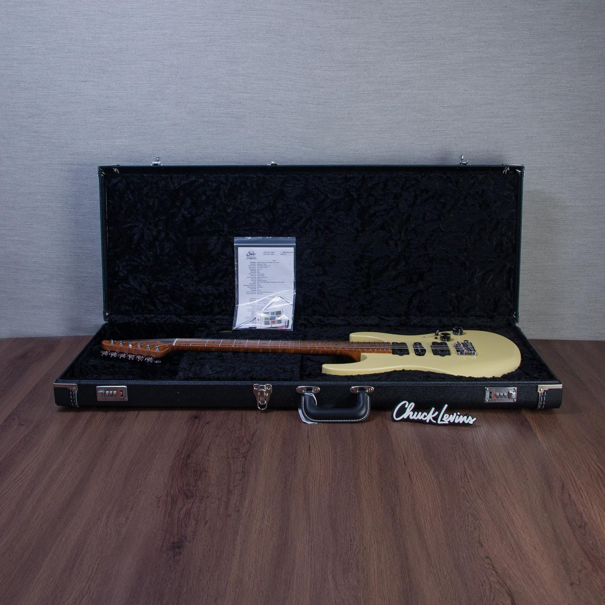 Suhr Limited Edtion Modern Antique Electric Guitar - Vintage Yellow - #89446