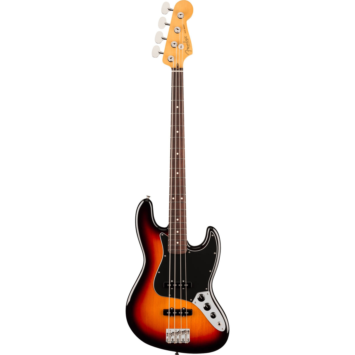 Fender American Professional Classic Jazz Electric Bass Guitar, Rosewood Fingerboard - 3-Color Sunburst