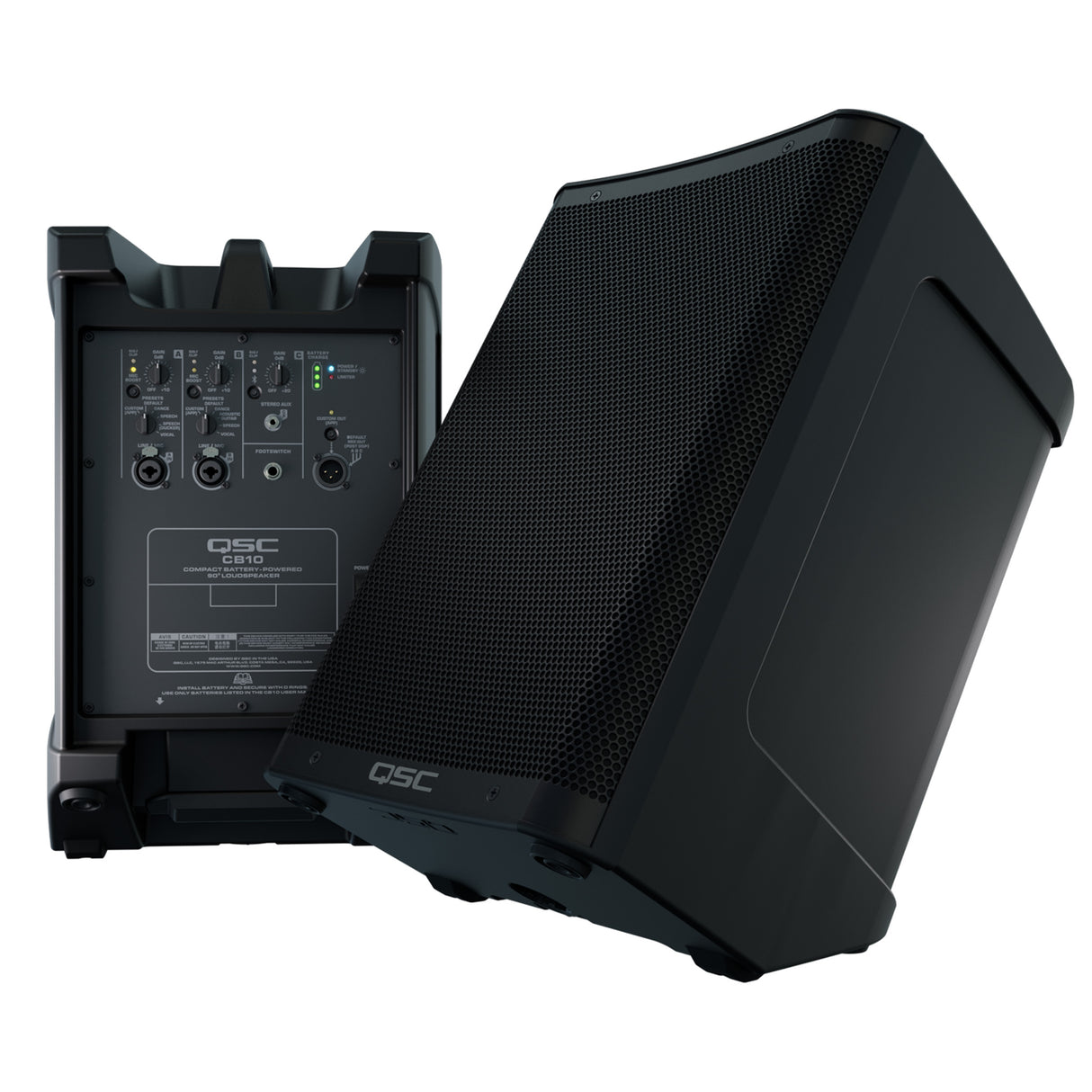 QSC CB10 10-Inch Battery Powered Loudspeaker - Open Box, Mint