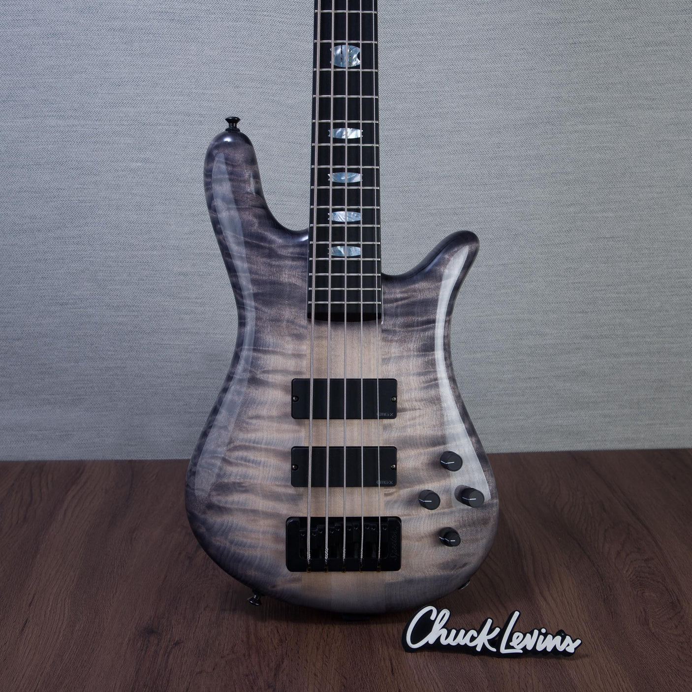 Spector USA Custom NS-5 5-String Electric Guitar - Roswell Grey - CHUCKSCLUSIVE - #2263