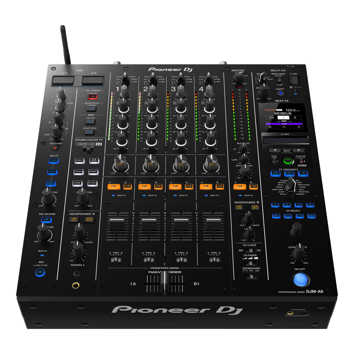 Pioneer DJ DJM-A9 Professional 4-Channel DJ Mixer - New