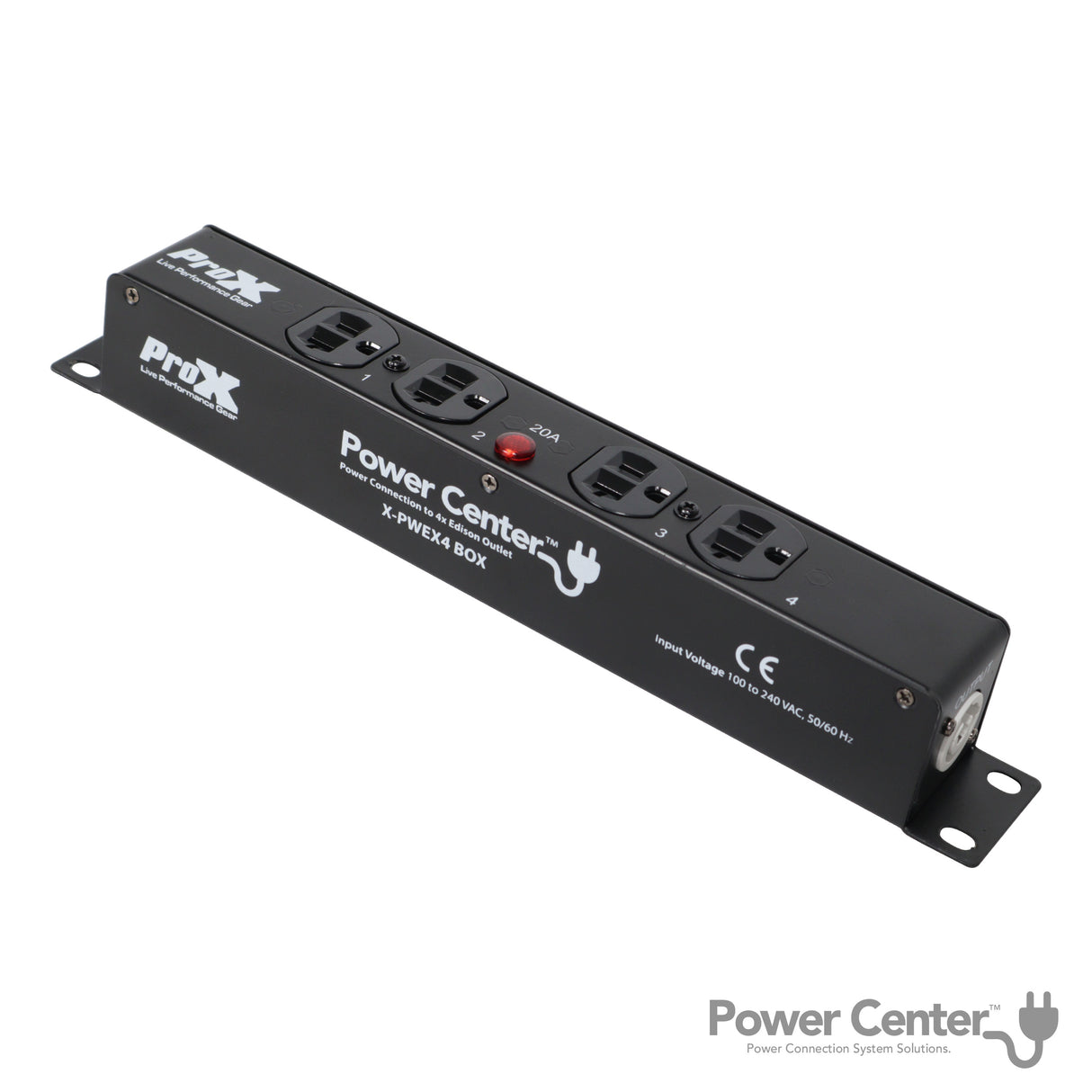 ProX X-PWEX4 BOX Power Center Power Connector to 4X Edison