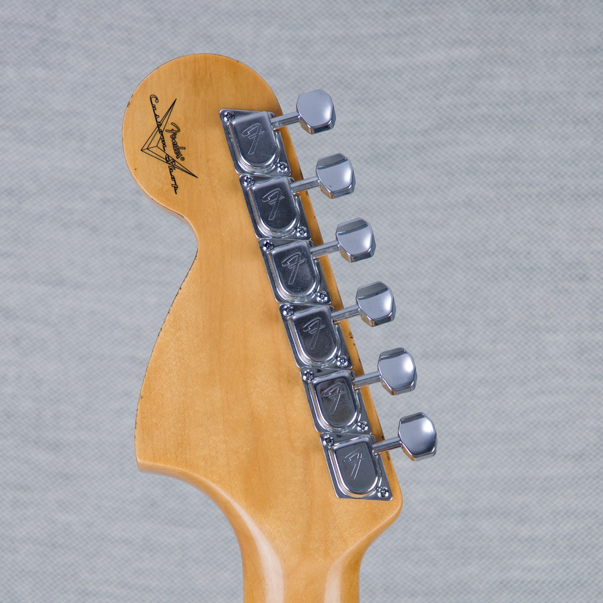 Fender Custom Shop 1969 Stratocaster Electric Guitar - Aged Olympc White - #R123540