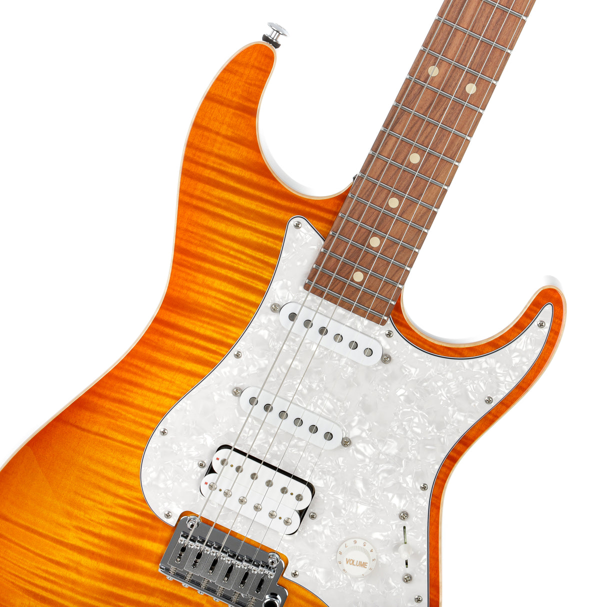 Suhr Standard Plus, Pau Ferro Fingerboard - Trans Honey Amber Burst