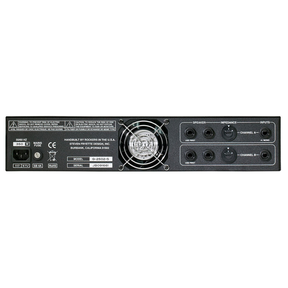 Fryette Two/Fifty/Two 50-Watt Stereo Power Amplifier