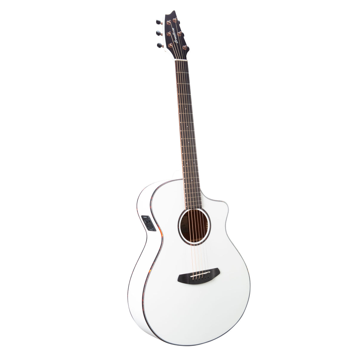 Breedlove Discovery S Concert Acoustic Electric Guitar - Satin White