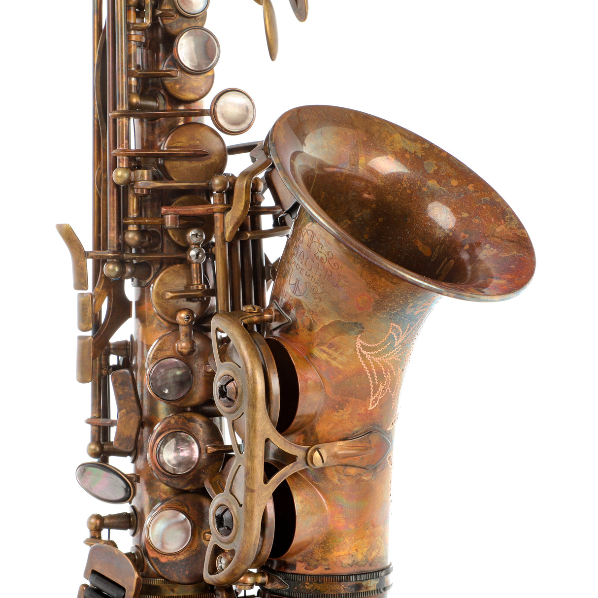 Schagerl SC-1VB Superior Curved Soprano Saxophone - Vintage Bronze