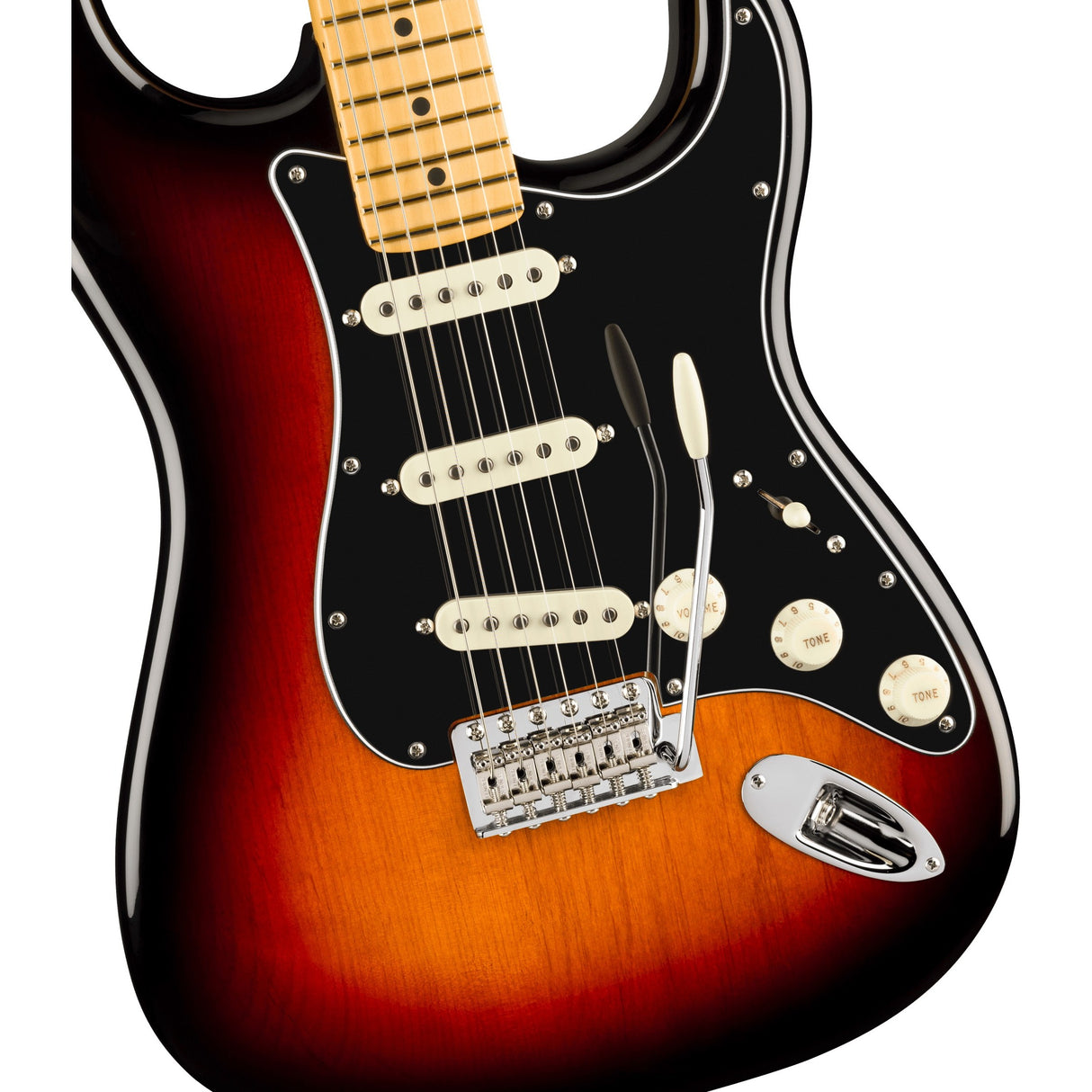 Fender American Professional Classic Stratocaster Electric Guitar, Maple Fingerboard - 3-Color Sunburst
