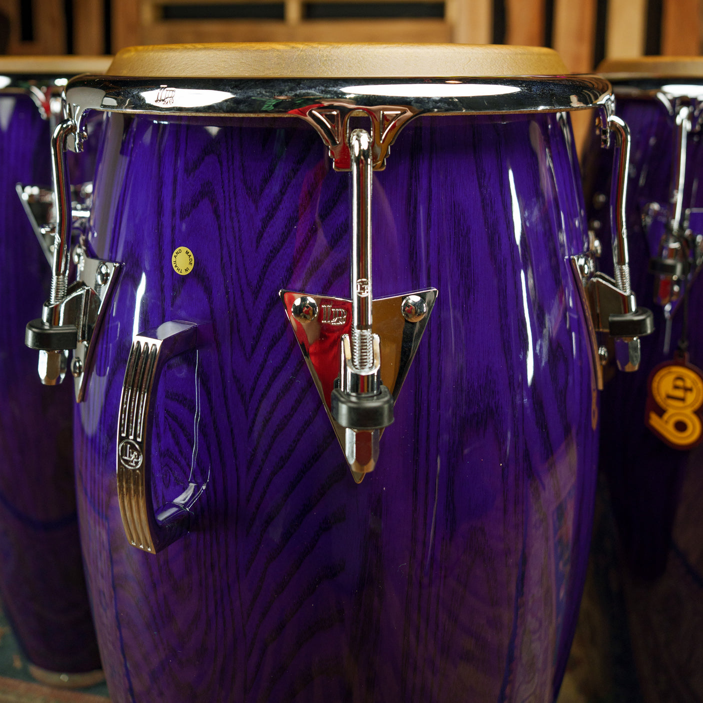 LP Galaxy Giovanni 3-Piece Conga Set - Purple Ash - CHUCKSCLUSIVE