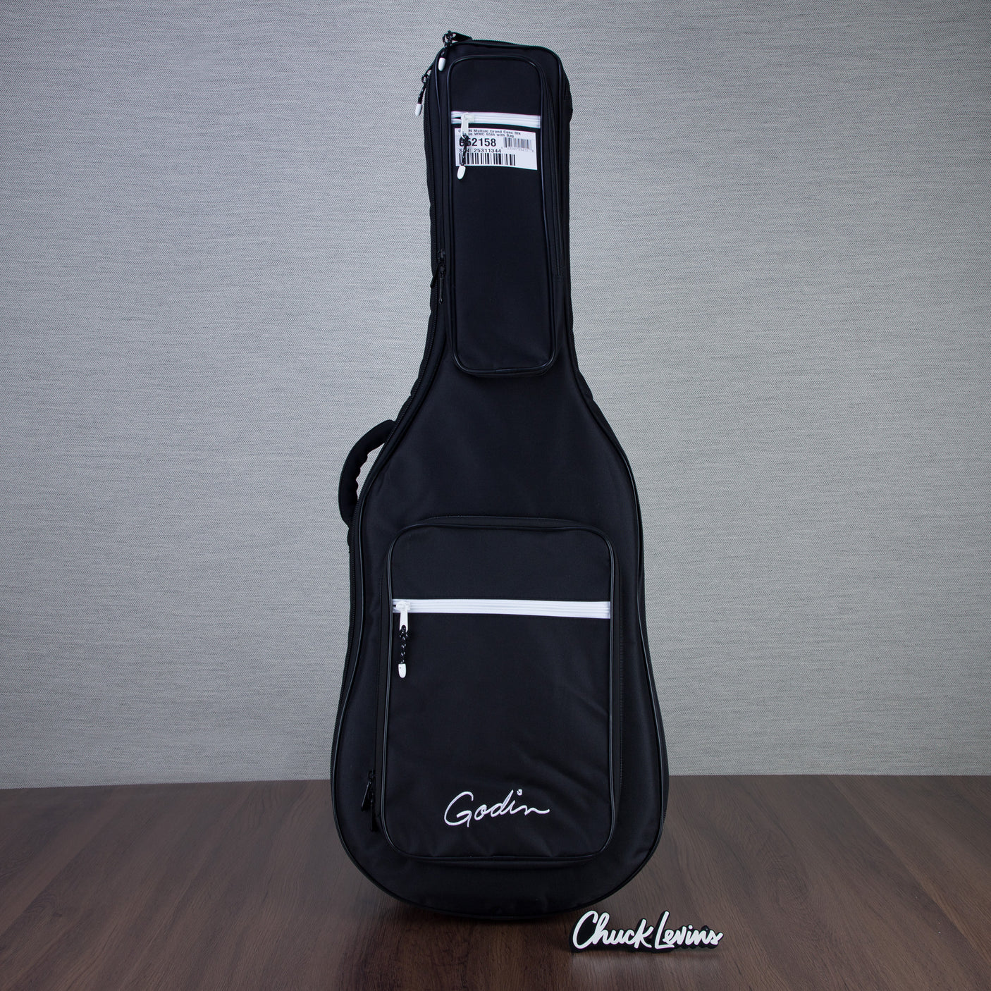 Godin MultiAc Grand Concert SA Nylon String Acoustic-Electric Guitar - Trans Black - CHUCKSCLUSIVE - #25311344