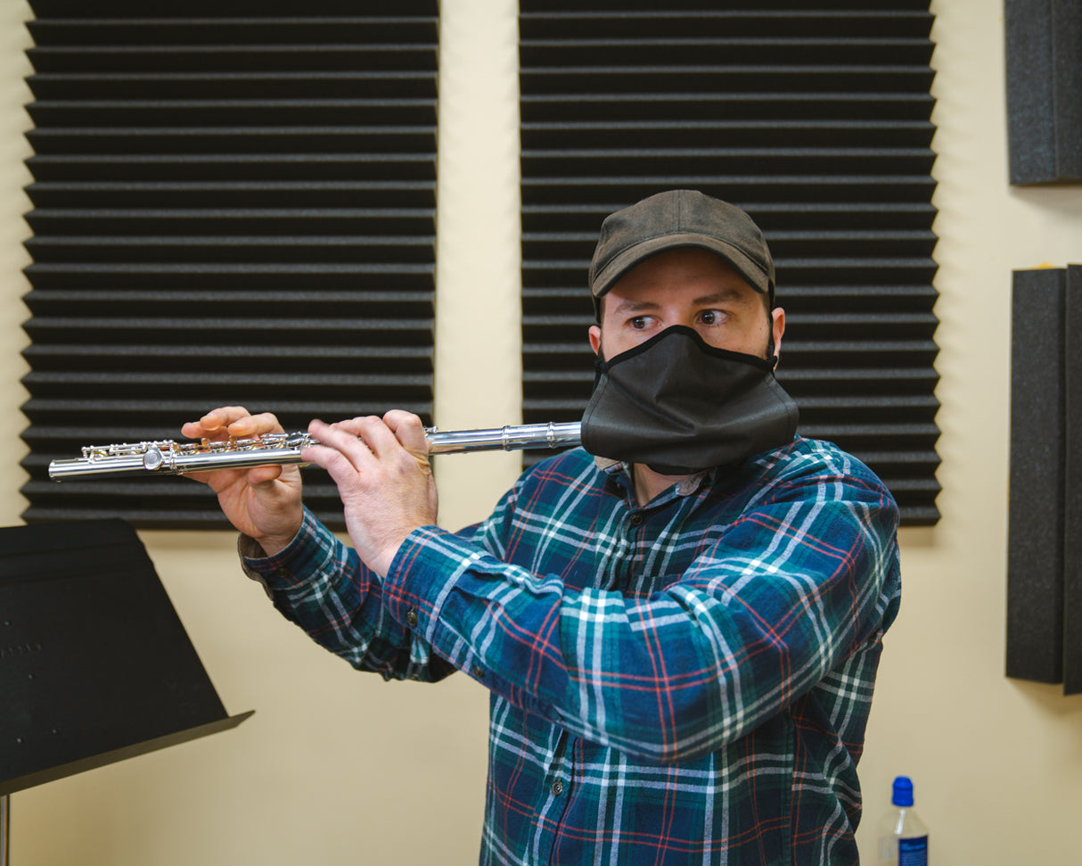 Bell Barrier Flute Face Mask - Gray