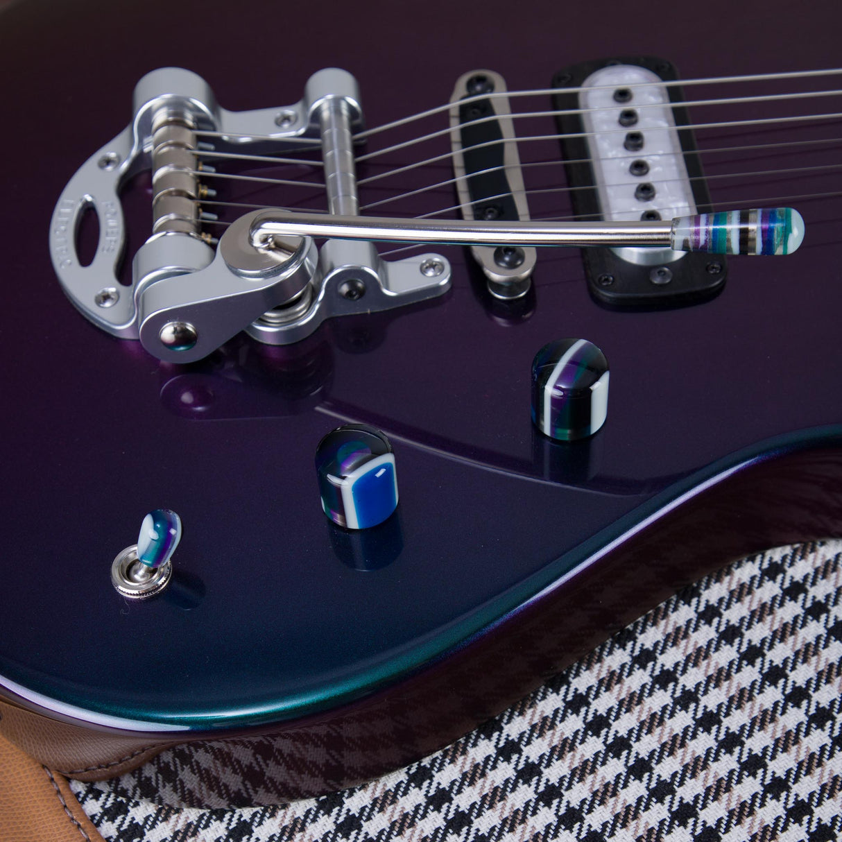Powers Electric A-Type Electric Guitar - Chroma Borealis - #B007