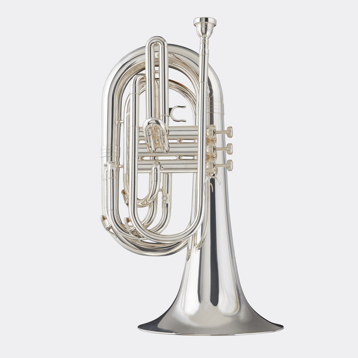 Blessing BM311 Marching Bb Baritone Horn - Silver-Plated