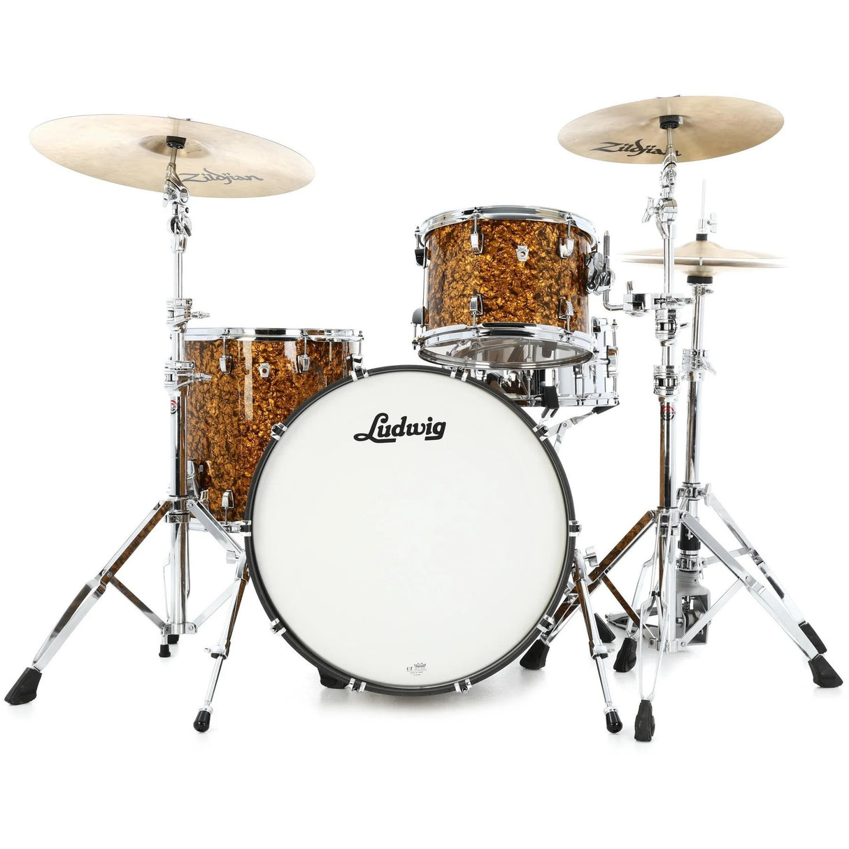Ludwig Neusonic 3-Piece Downbeat Shell Pack - Butterscotch Pearl