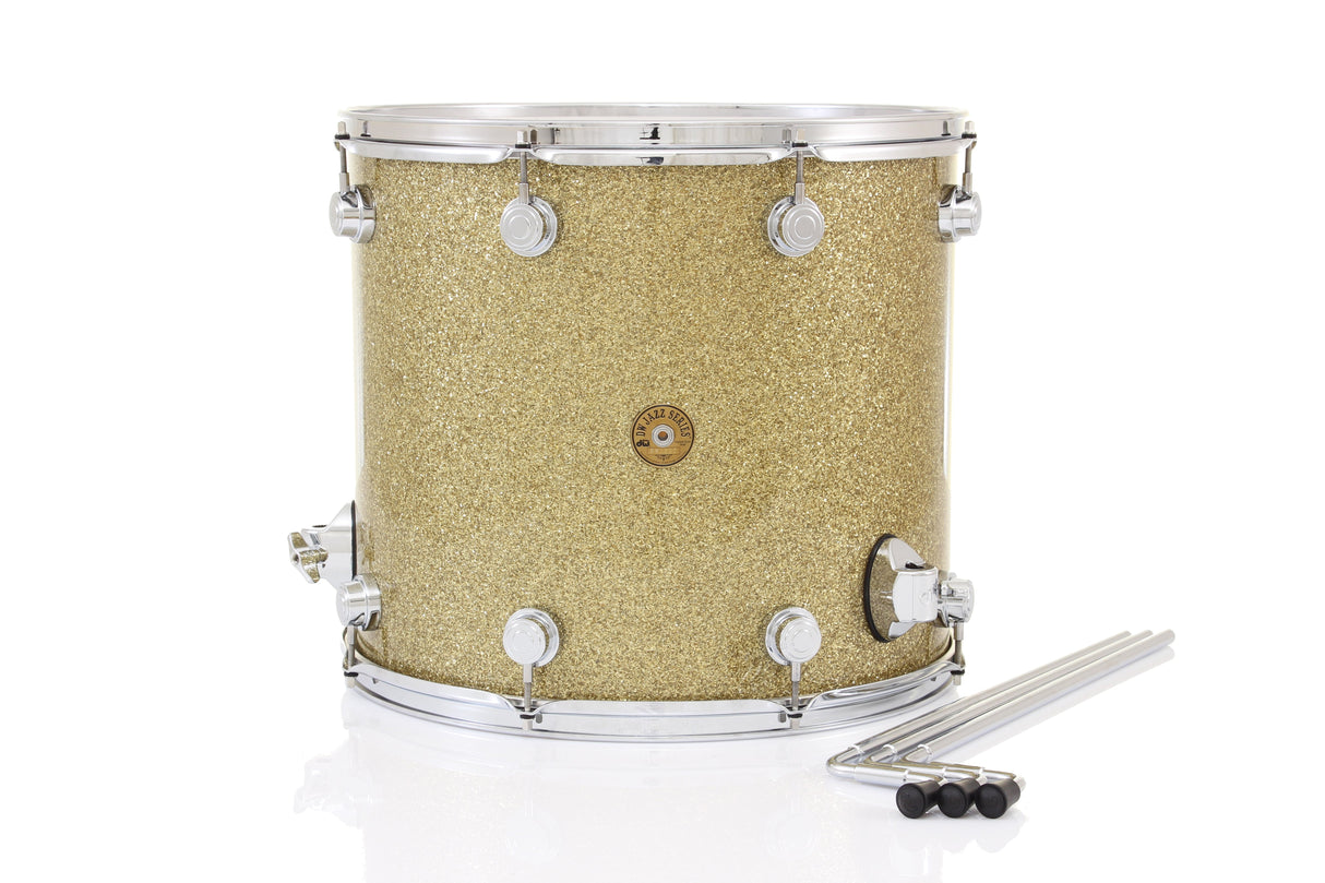 DW 18" x 16" PASIC Mike Clark Jazz Series Floor Tom - Gold Glass