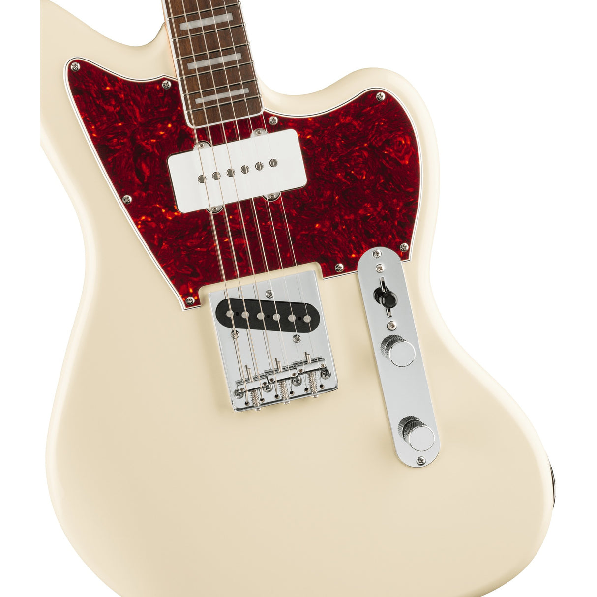 Squier Limited Edition Paranormal Offset Telecaster SJ Electric Guitar - Olympic White