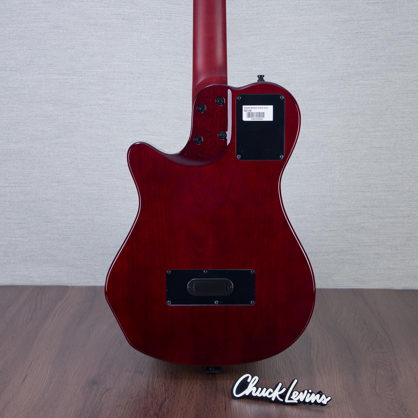 Godin MultiAc Grand Concert SA Nylon String Acoustic-Electric Guitar - Trans Black - CHUCKSCLUSIVE - #25313356