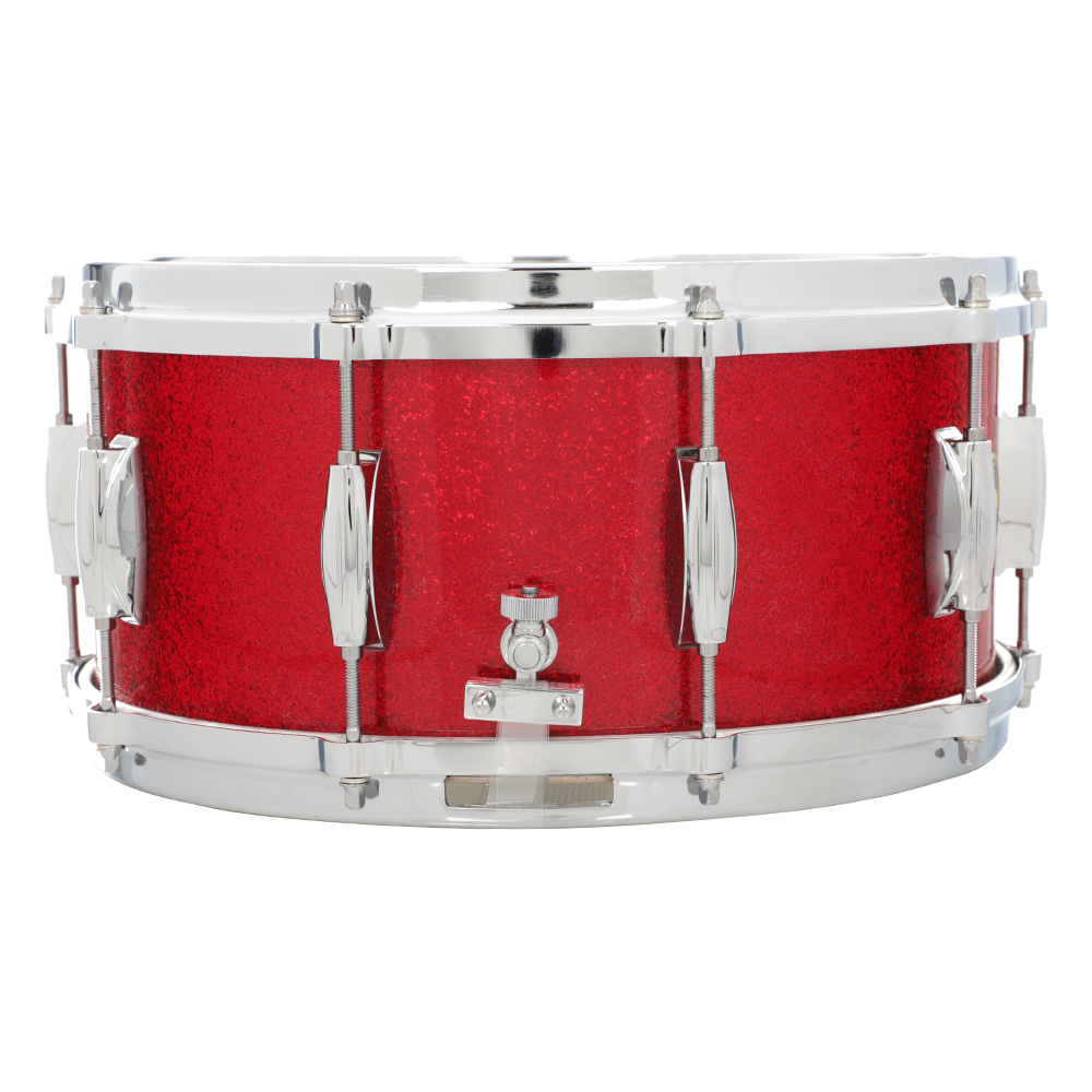 Gretsch USA Custom 6.5x14 Snare Drum - Nitron Red Sparkle