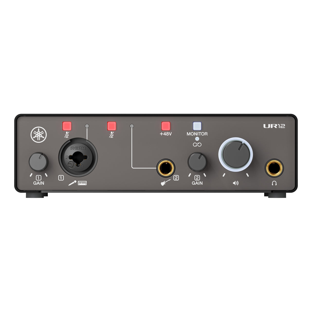 YAMAHA UR12MK3 B 2-in/2-out USB-C Audio Interface