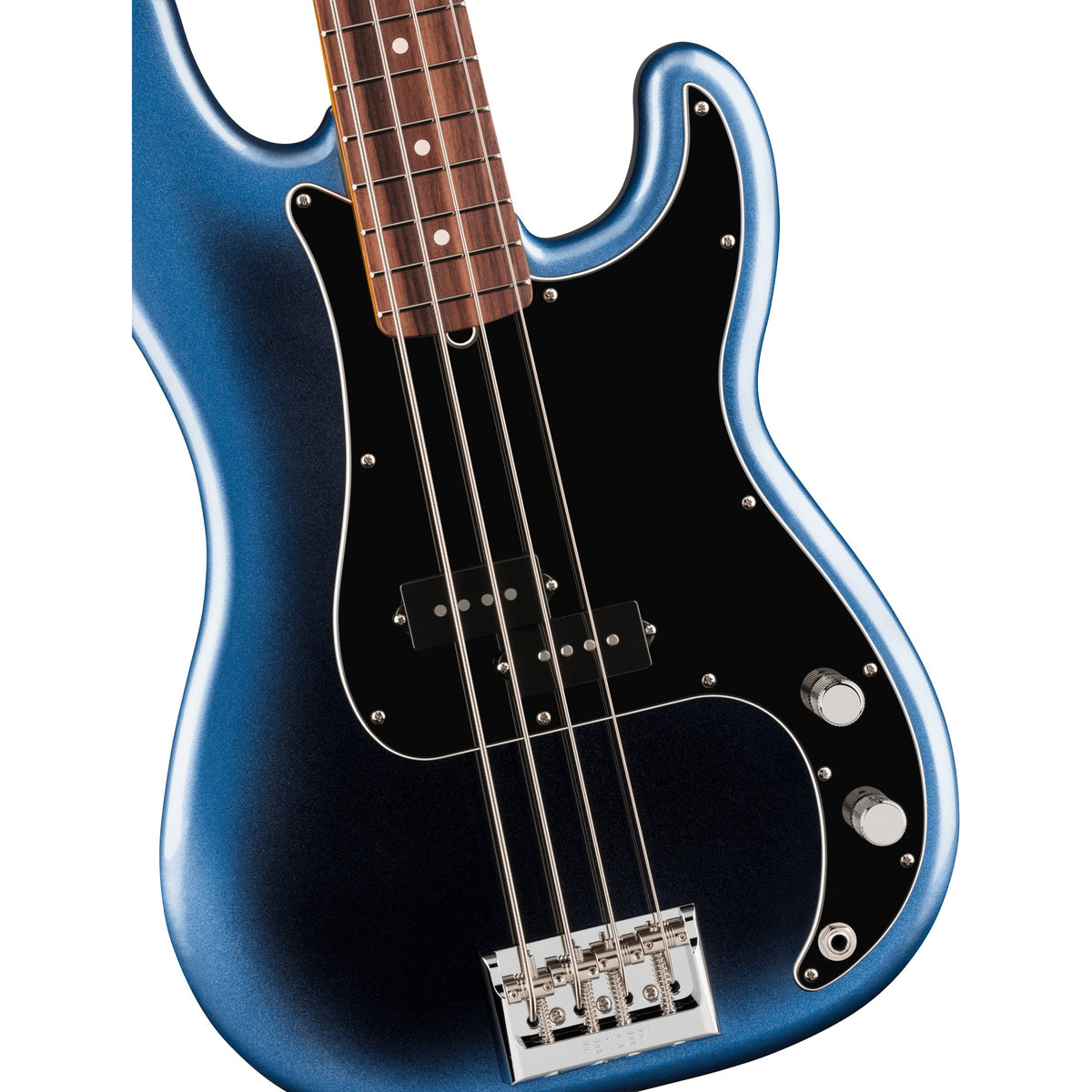Fender American Professional Precision Electric Bass Guitar, Rosewood Fingerboard - Dark Night