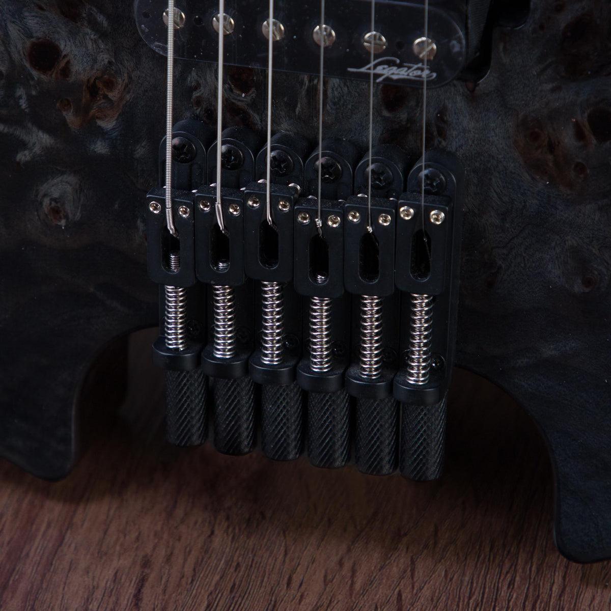 Legator Ghost Super Shred G6SS Electric Guitar - High Gloss Black Burl - #IM25100214 - Mint, Open Box