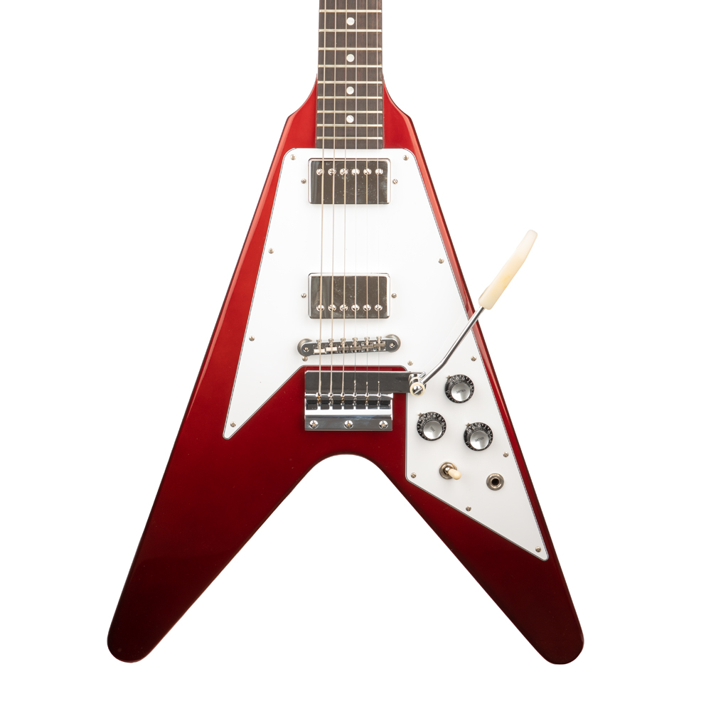 Gibson Custom Shop 1967 Mahogany Flying V with Vibrola, Gloss Finish - Sparkling Burgundy - #100997