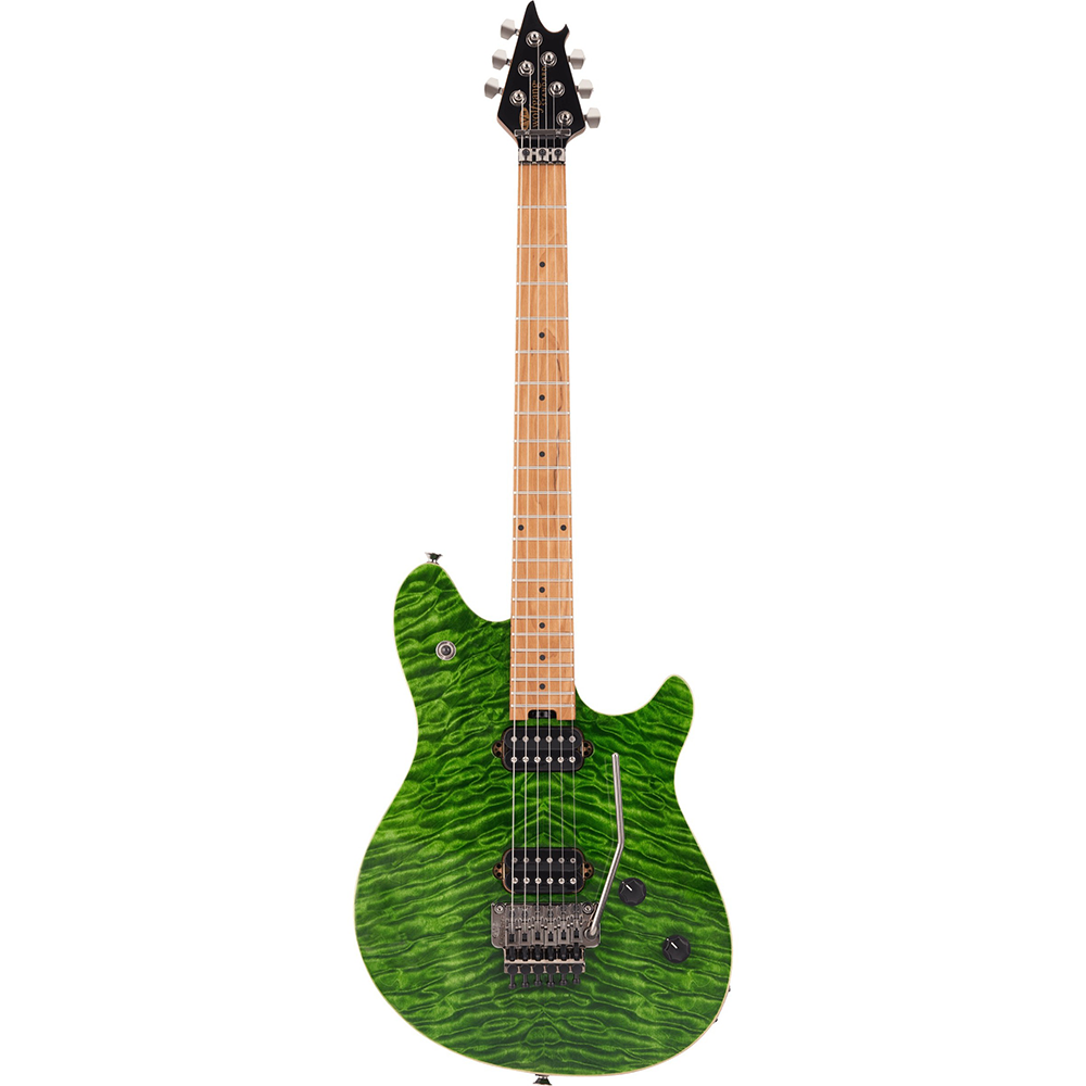 EVH 2021 Wolfgang WG Standard QM Electric Guitar - Transparent Green