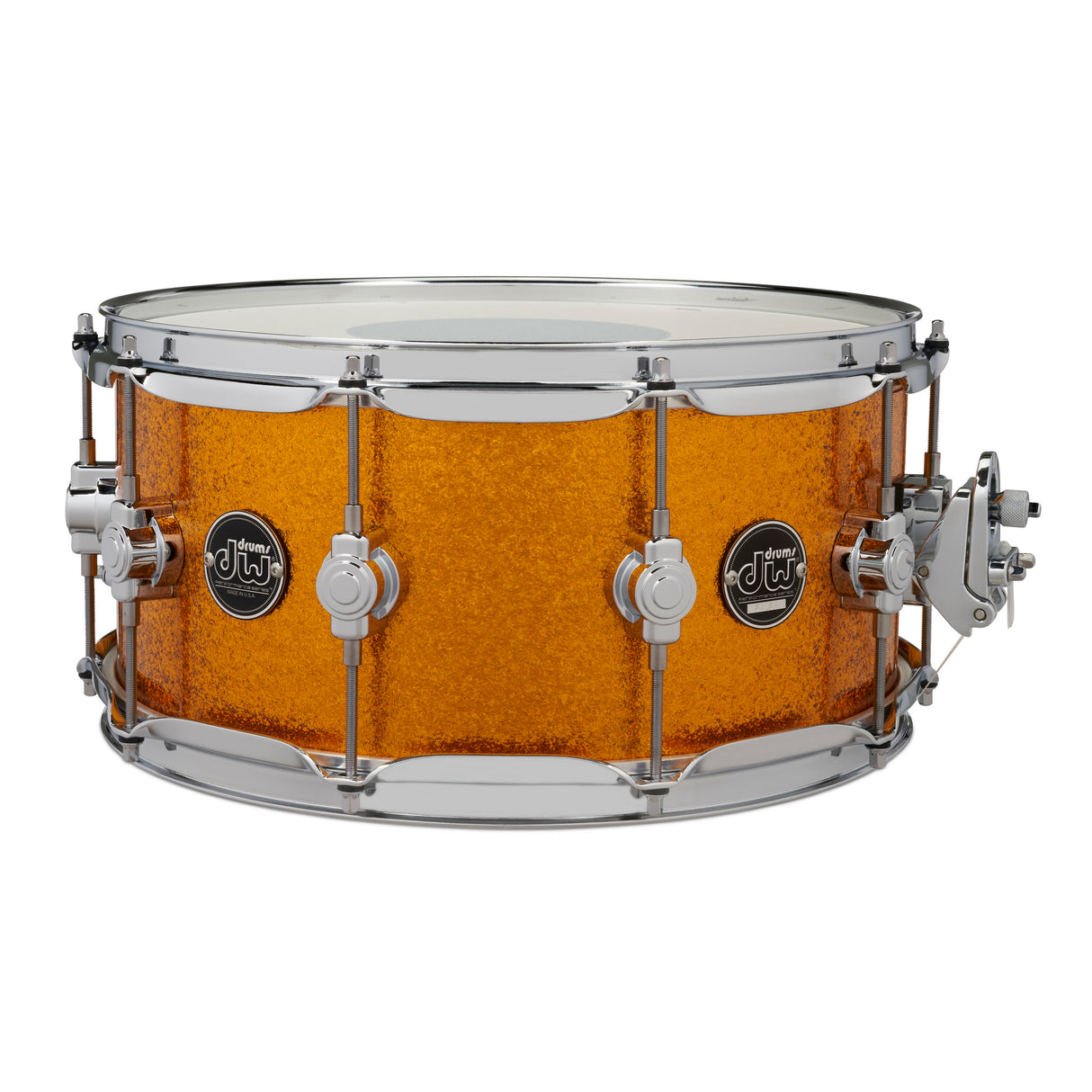 Drum Workshop 14" x 6.5" Performance Series Maple Snare Drum - Gold Sparkle