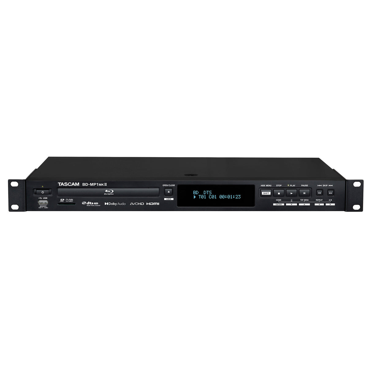 Tascam BD-MP1MKII Blu-Ray Player with SD and USB Playback - Preorder
