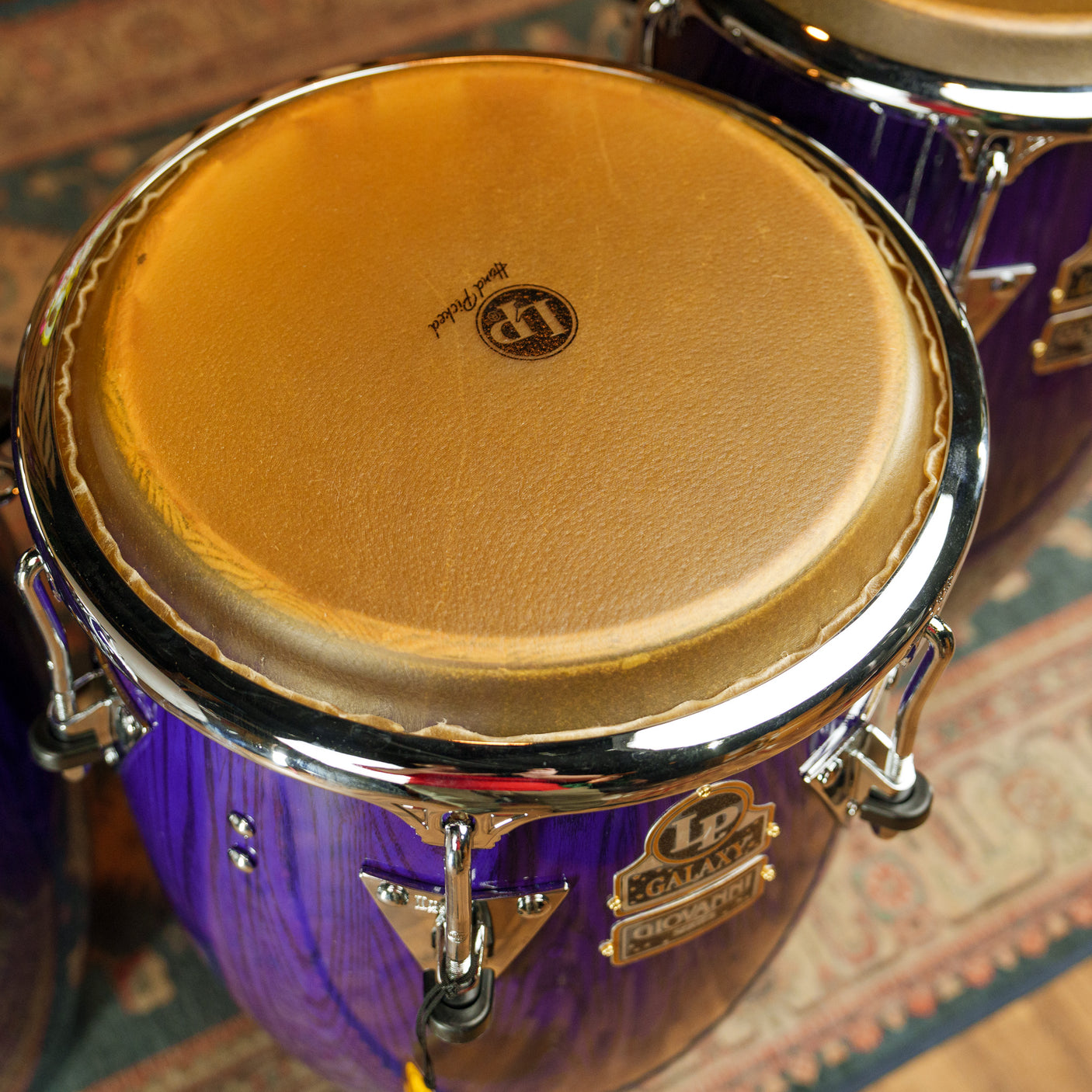 LP Galaxy Giovanni 3-Piece Conga Set - Purple Ash - CHUCKSCLUSIVE