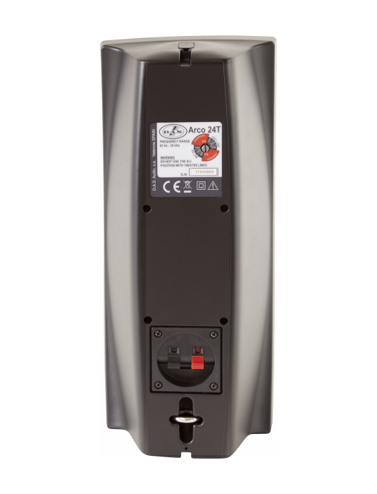 D.A.S ARCO-24-T 100-Watt 2x4-Inch Speaker with Transformer Black