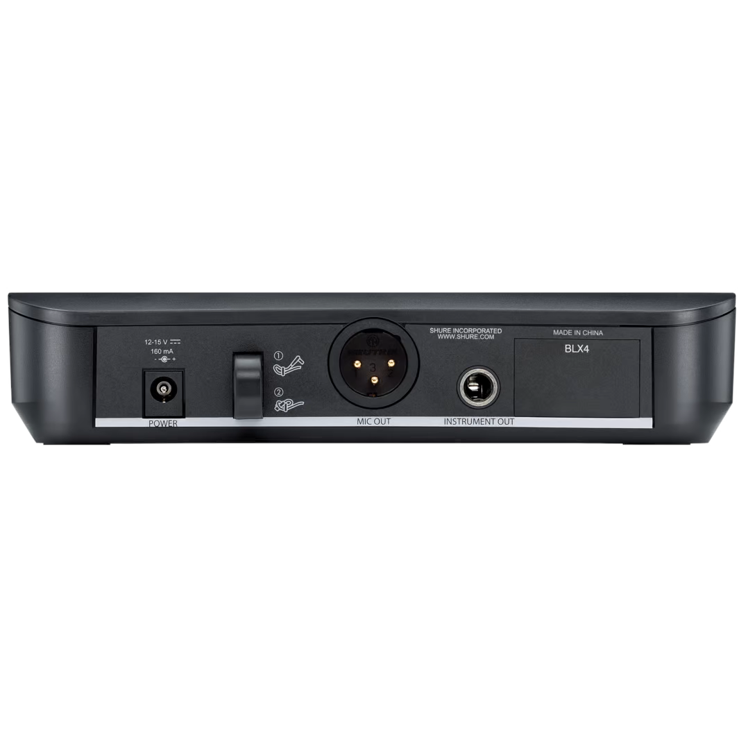 Shure BLX4 Receiver for BLX Analog Wireless System - H11 Band - New