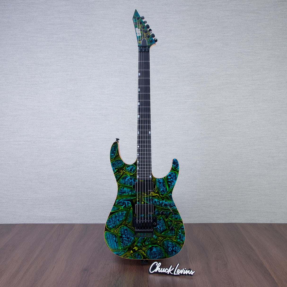 ESP USA M-II DX Electric Guitar - Psychedelic Flame - #US25146