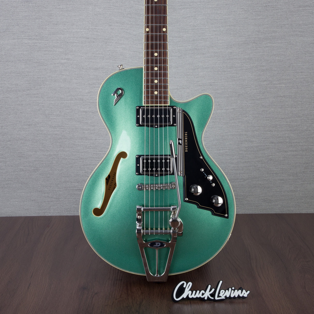 Duesenberg Starplayer TV Duo-Tone Semi-Hollow Electric Guitar - Catalina Harbor Green/White - #241239