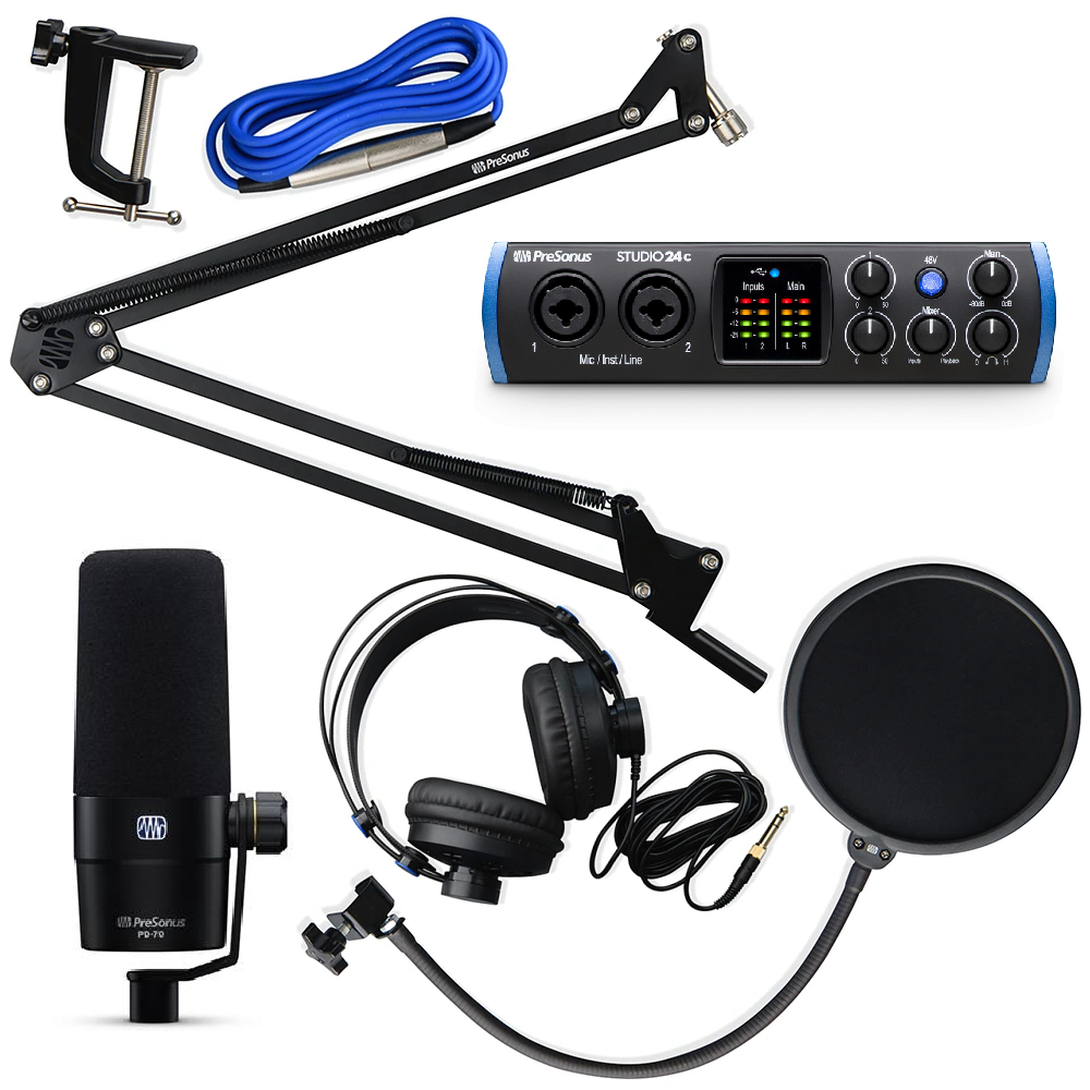 PreSonus PD-70 Podcast Bundle