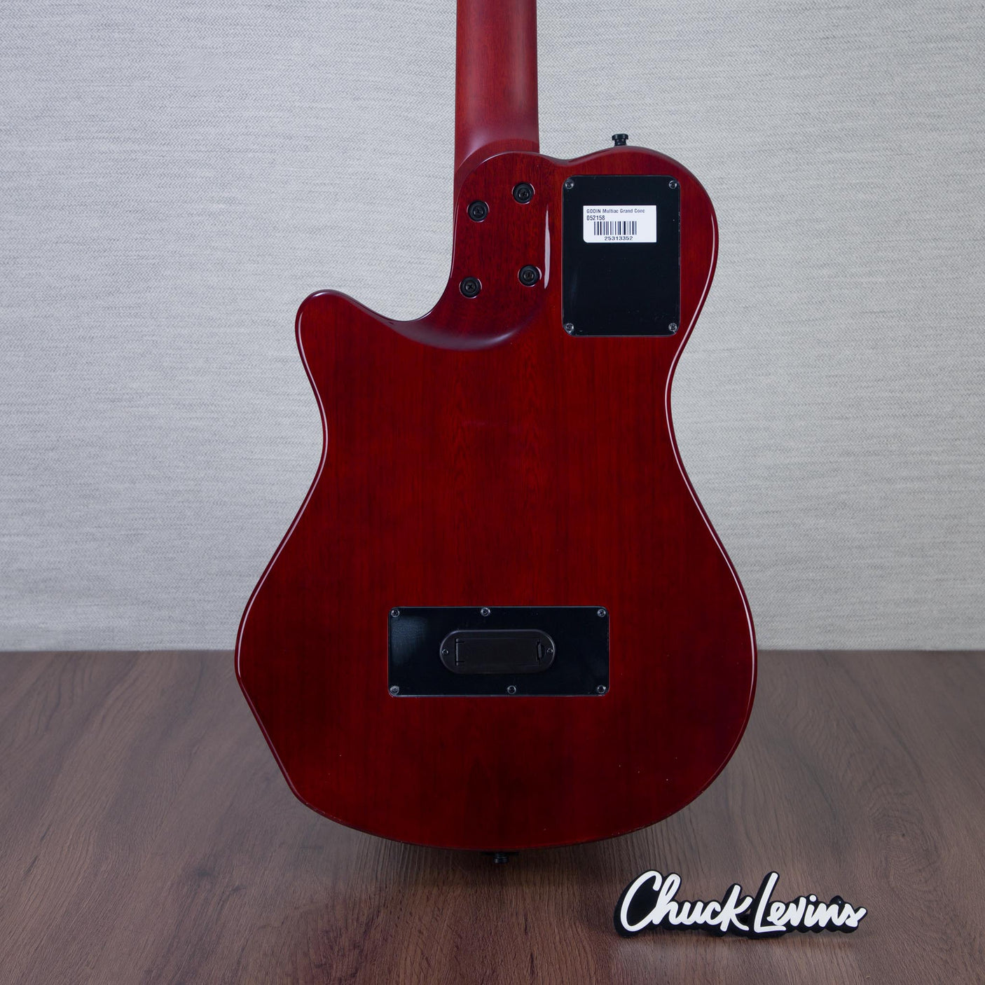 Godin MultiAc Grand Concert SA Nylon String Acoustic-Electric Guitar - Trans Black - CHUCKSCLUSIVE - #25313352