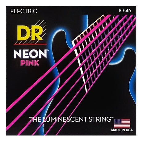 DR Strings NPE-10 Electric Guitar Strings - Pink