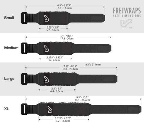 Gruv Gear Fretwraps String Muter, Wood Pattern 3-Pack - Small