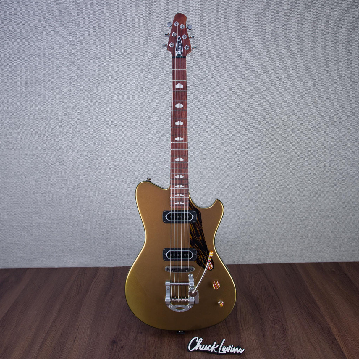 Powers Electric A-Type Electric Guitar - Chroma Canteloupe - #B011