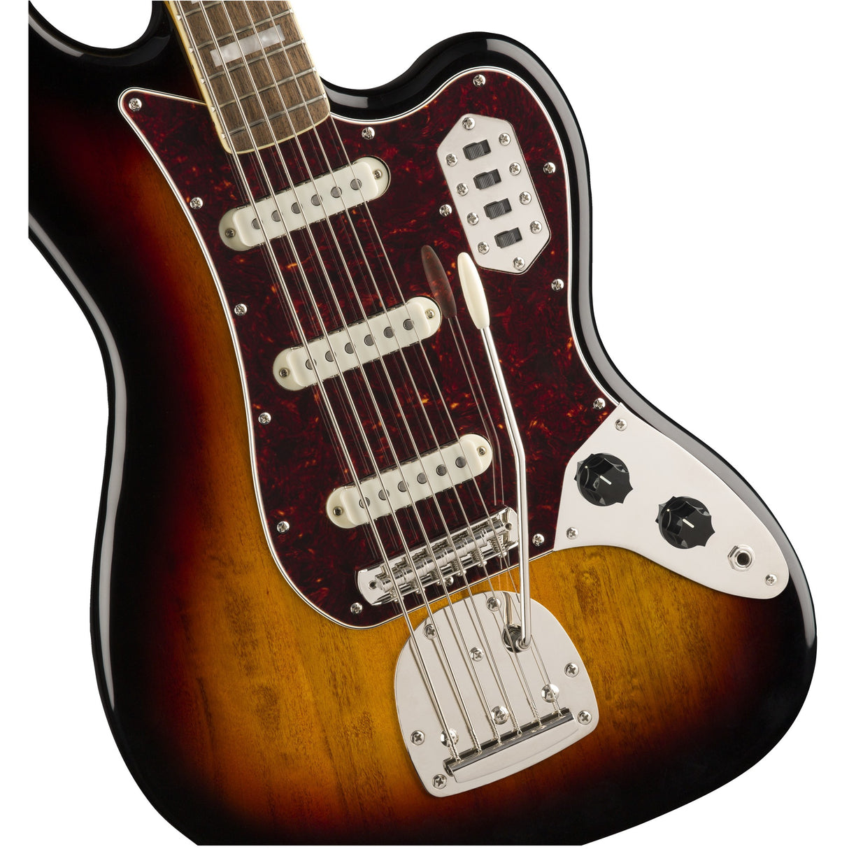 Squier Classic Vibe Bass VI Electric Bass Guitar - 3-Color Sunburst - New