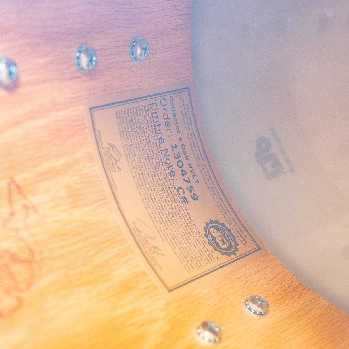 DW Collectors's Oak 4-Piece Shell Pack with 22-Inch Kick - Black Galaxy